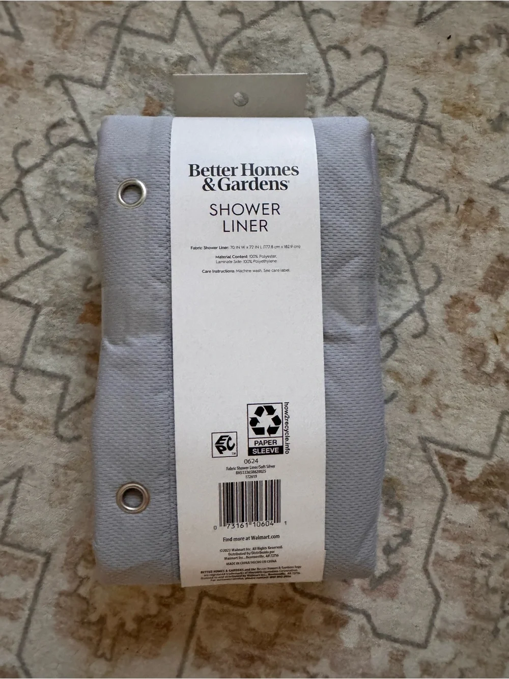Better Homes And Gardens fabric shower